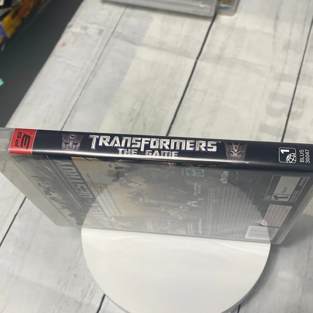 Transformers: The Game for PlayStation 3 - 2007- Black and Blue